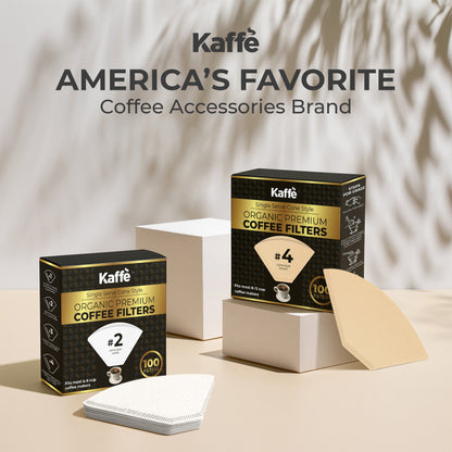 Organic Natural Unbleached Premium Coffee Filters #4, KFCF04B