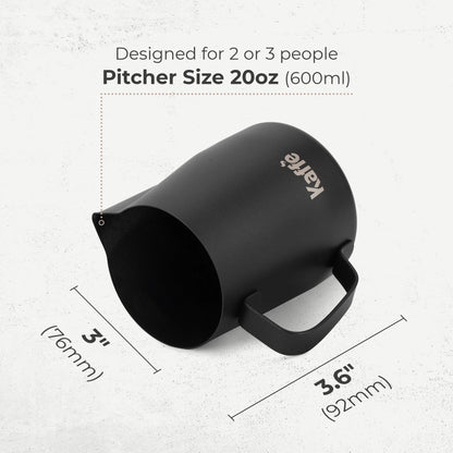 Barista Essentials Espresso Bundle – 51mm Tamper, Tamping Mat, Knock Box, 20oz Frothing Pitcher + FREE Milk Frother