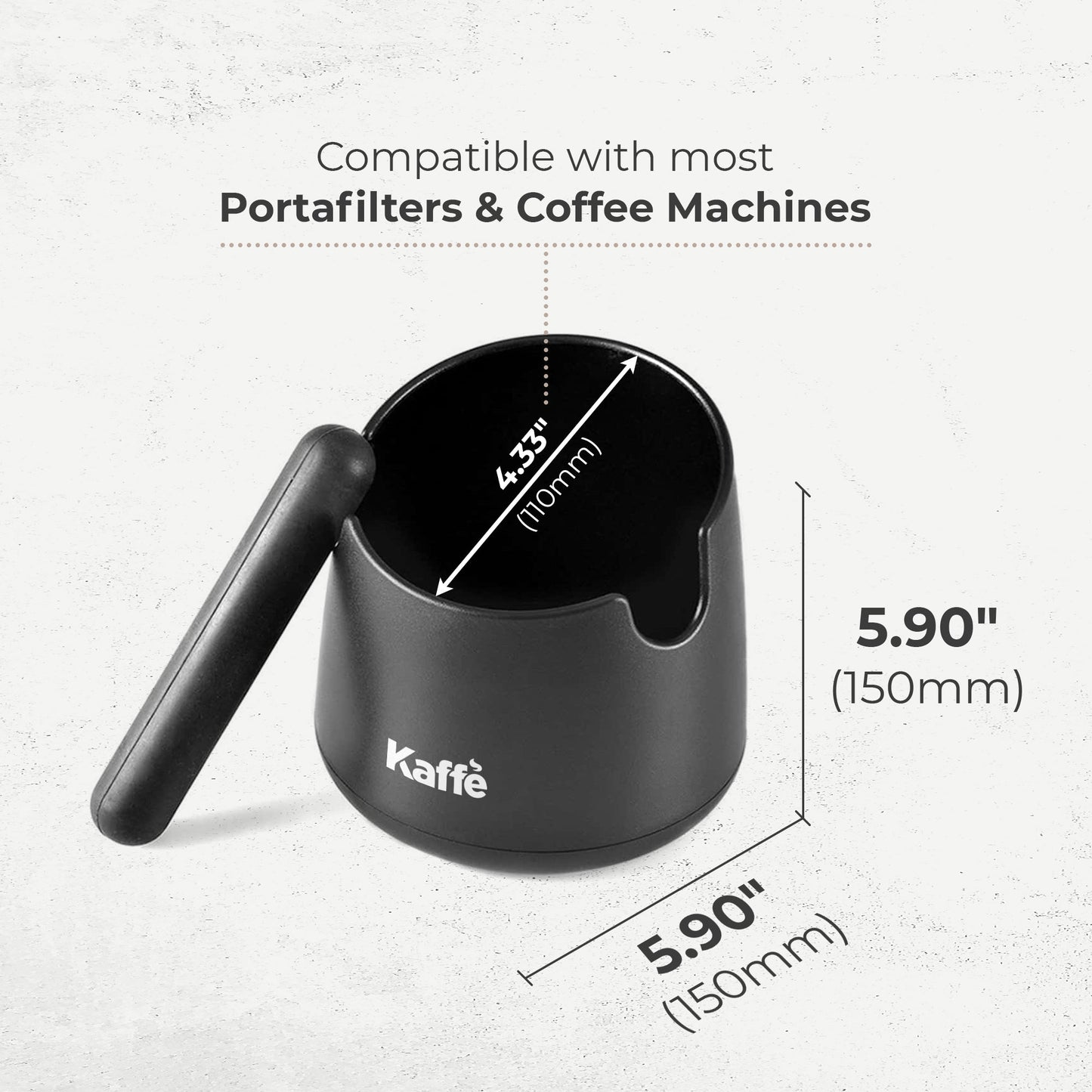 Barista Essentials Espresso Bundle – 51mm Tamper, Tamping Mat, Knock Box, 20oz Frothing Pitcher + FREE Milk Frother