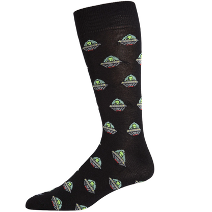 Men's Alien Socks - Black