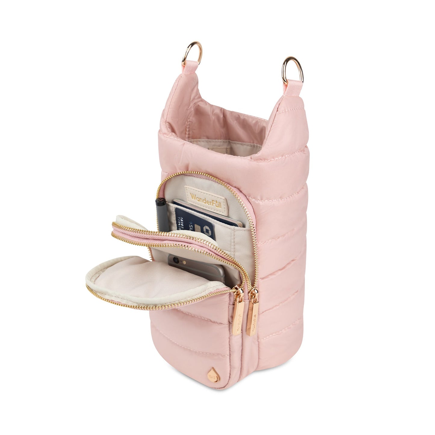 HydroBag HANDLE®- Blush with Blush and Cream Strap and Gold Hardware