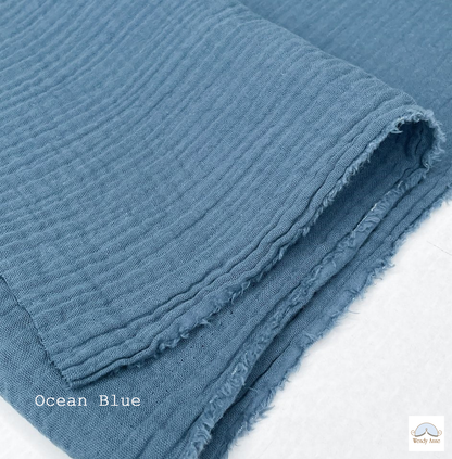 Organic Cotton Gauze Burp Cloths – 5 Pack (Soft, Absorbent & Essential) Boy