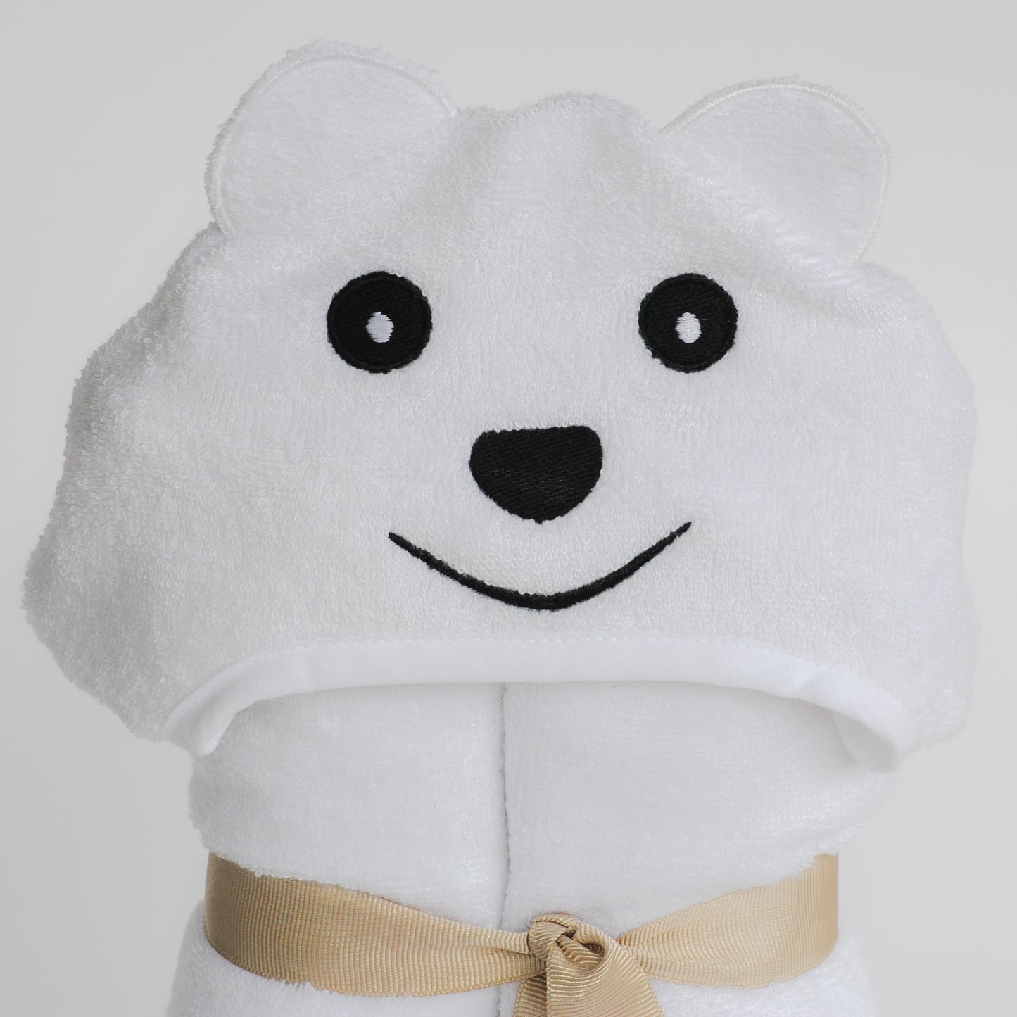 Bamboo Rayon Bear Hooded Turkish Towel for Kids - A Cozy Hug for your Cub
