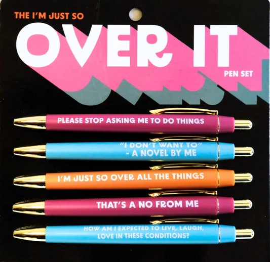 Over It Pen Set