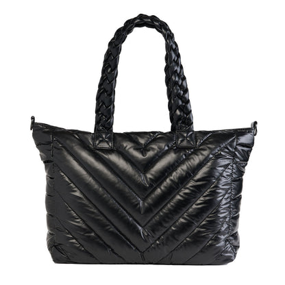 Black Quilted HydroTote® All-in-One Everyday Travel & Gym Tote