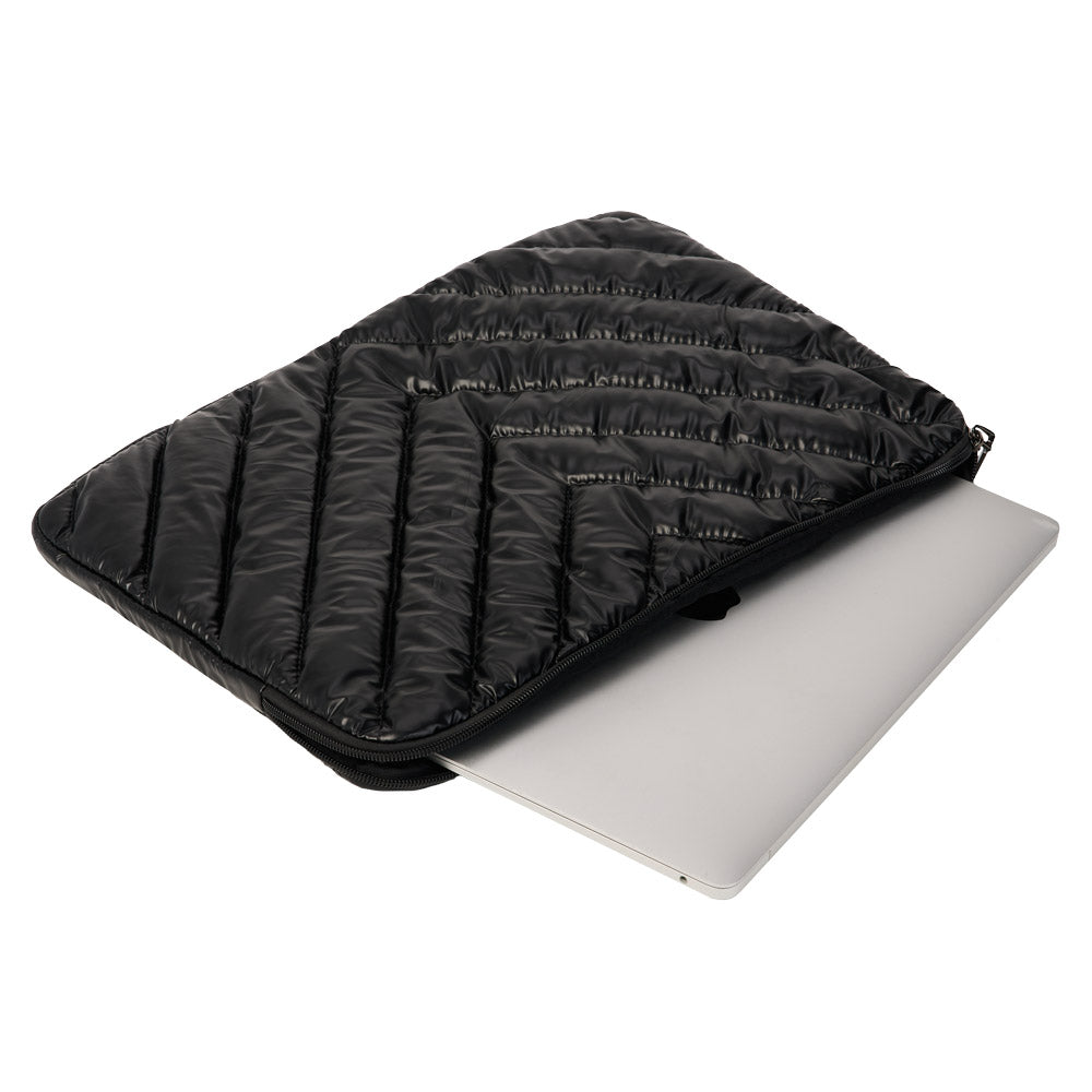 Black Quilted HydroTote® All-in-One Everyday Travel & Gym Tote