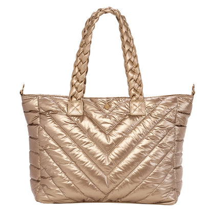 Gold Quilted HydroTote® All-in-One Everyday Travel & Gym Tote