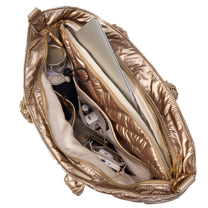 Gold Quilted HydroTote® All-in-One Everyday Travel & Gym Tote