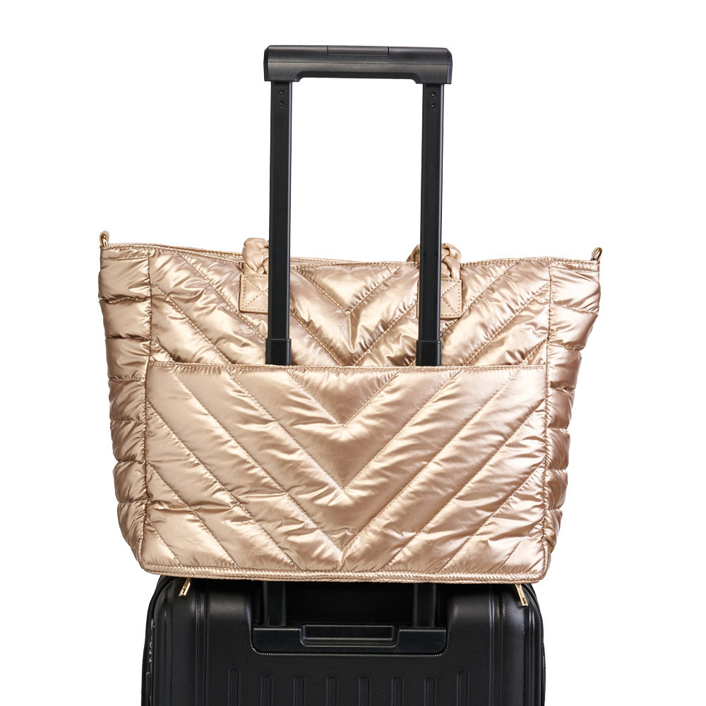Gold Quilted HydroTote® All-in-One Everyday Travel & Gym Tote