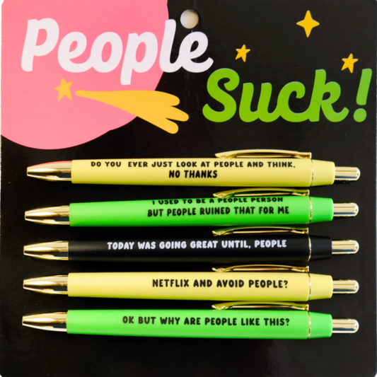 People Suck Pen Set