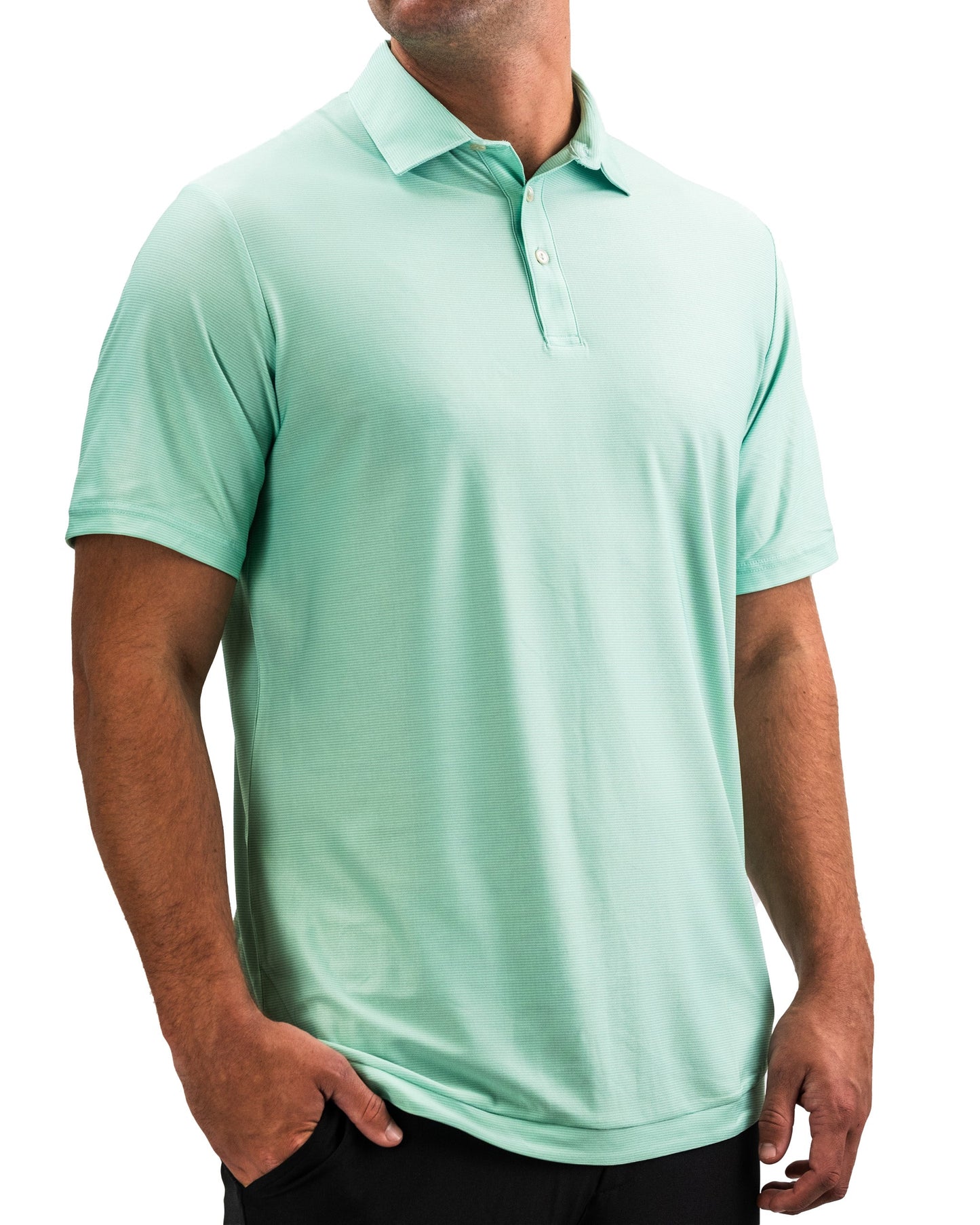 Player Preferred™ Polo - Spearmint Stripes