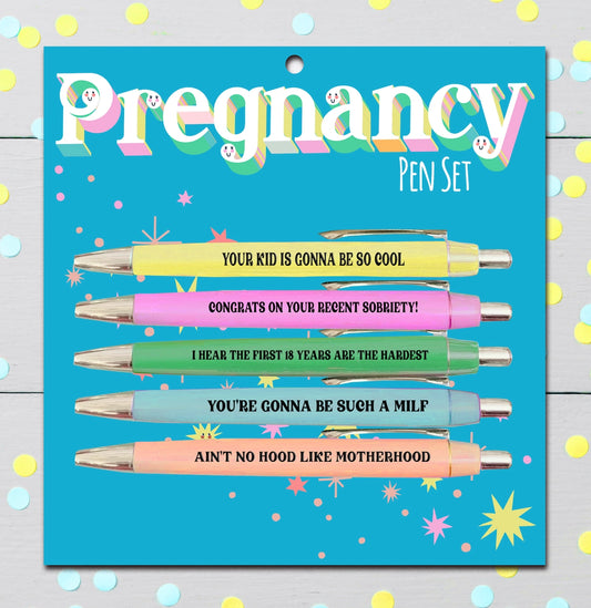 Pregnancy Pen Set – Ballpoint Pens for Expecting Moms