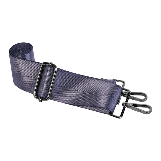 Pewter Solid Strap with Gunmetal Hardware