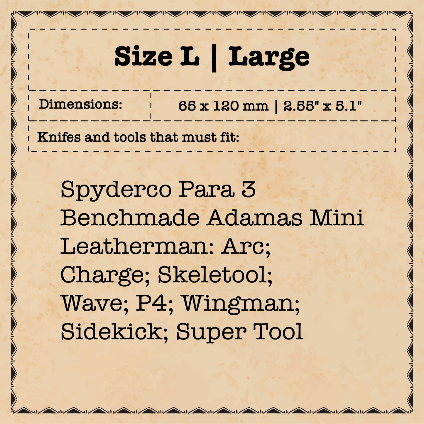 Knife Sheath V3 - Leather EDC | Pocket Knife Holder | Handcrafted