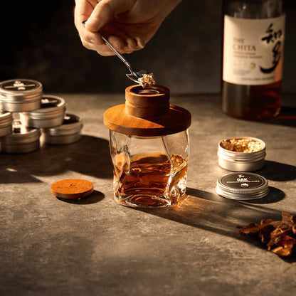 Tsuki Smoker Kit For Whisky & Cocktails (With Torch)