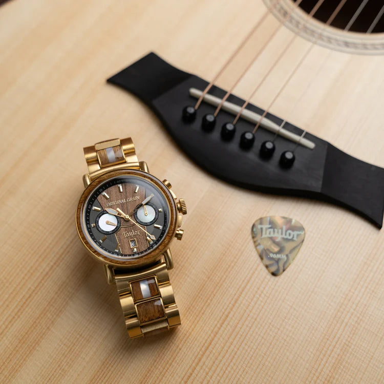 Original Grain Taylor Guitar Men's Watch