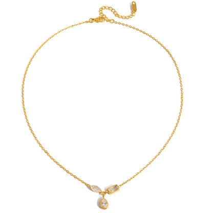 Trio Drop Necklace