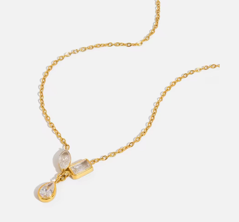Trio Drop Necklace