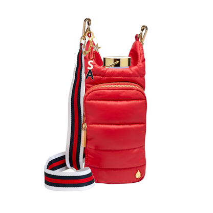 Patriotic USA Bag Charm- Red, White, Blue