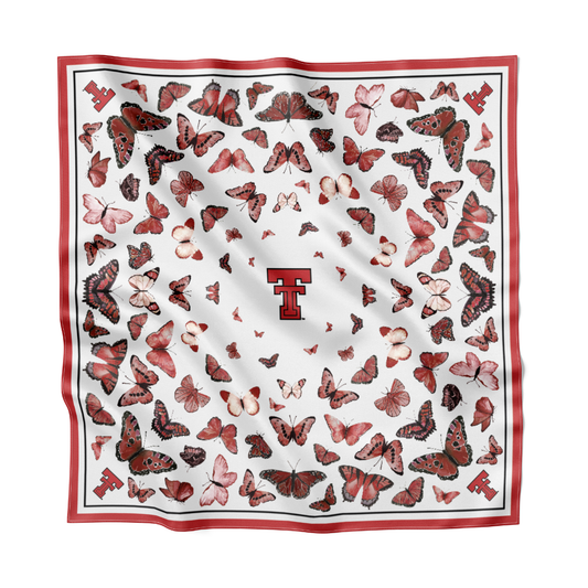 Texas Tech Square Silk Scarf