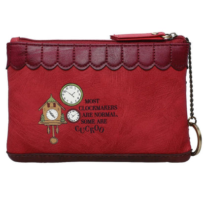 Vendula Tick Tock Zipper Coin Purse