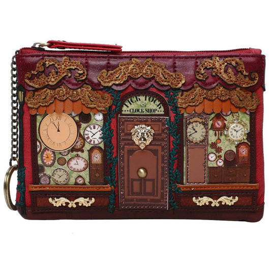 Vendula Tick Tock Zipper Coin Purse