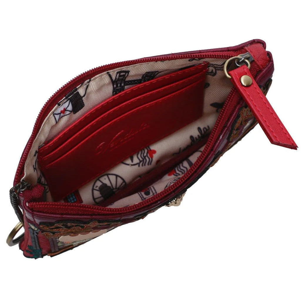 Vendula Tick Tock Zipper Coin Purse