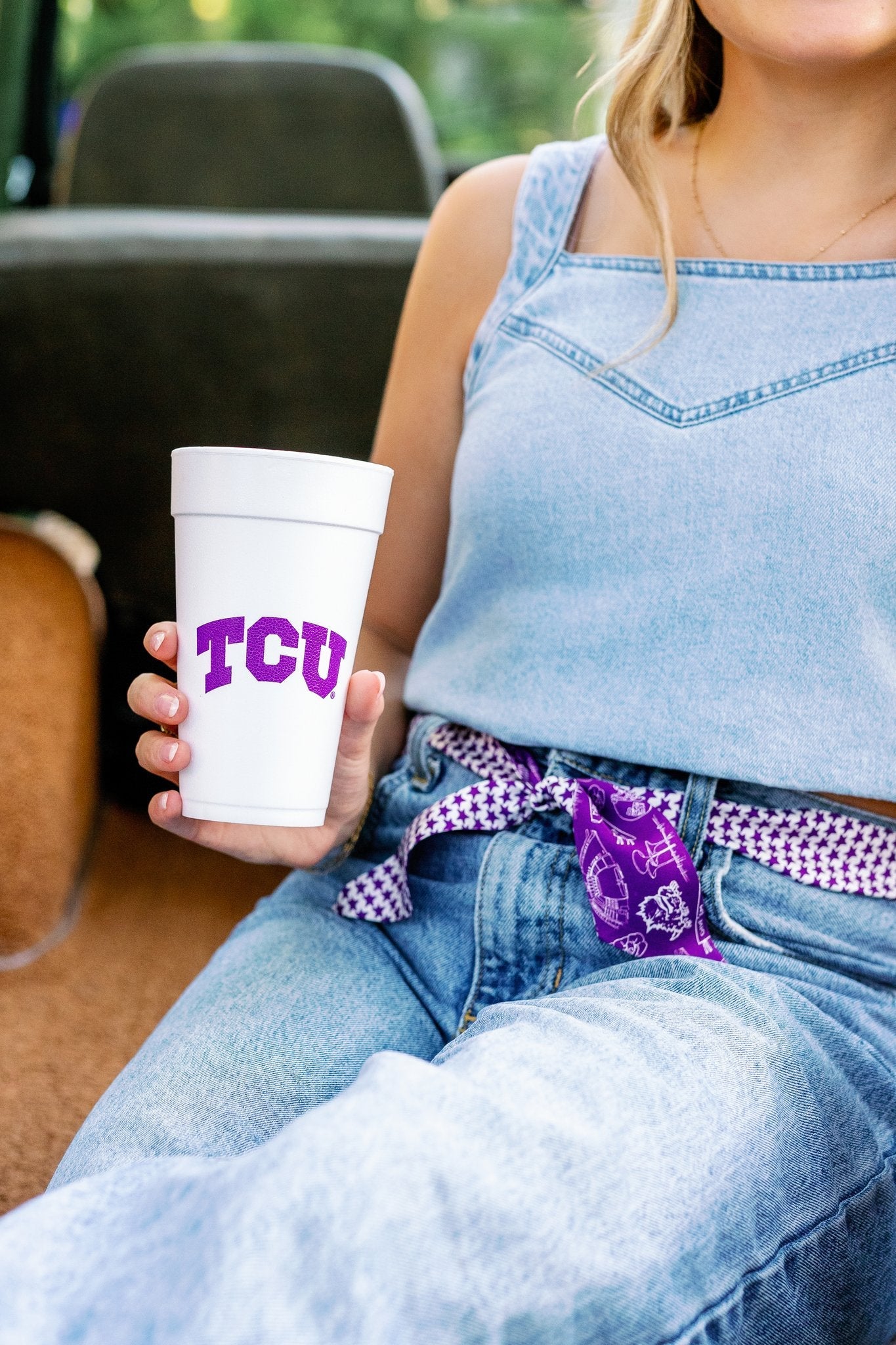 The Skinny Scarf - TCU