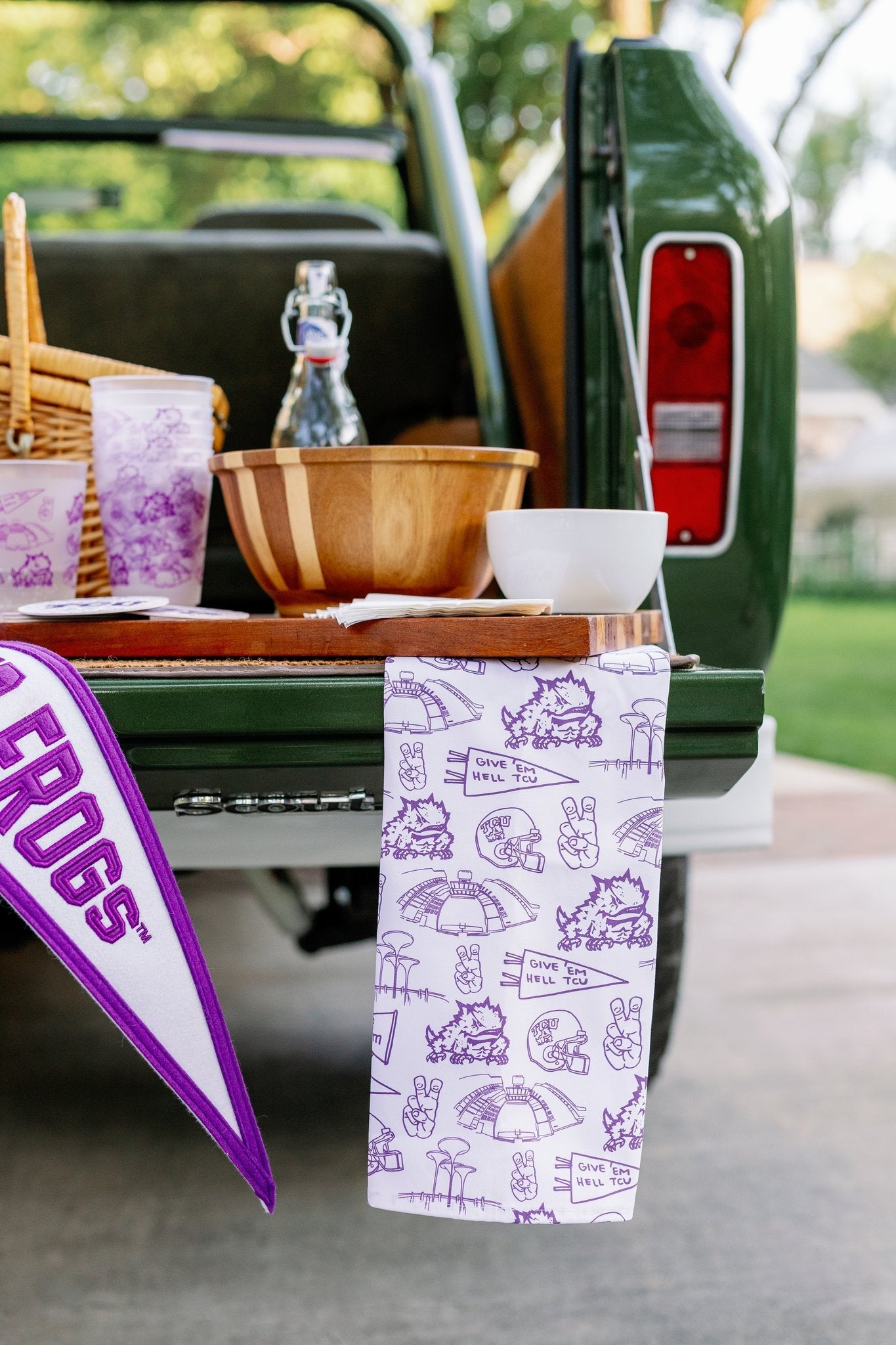 TCU Cotton Kitchen Towel