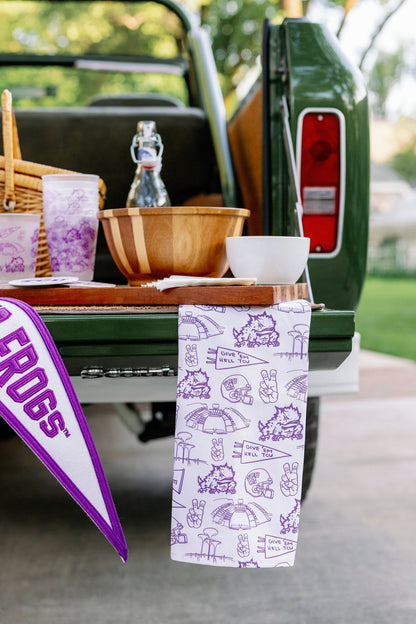 TCU Cotton Kitchen Towel