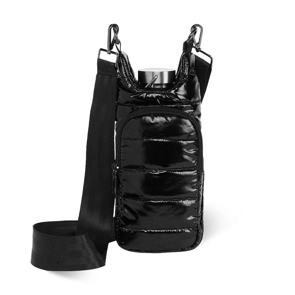 No Logo -Black Glossy HydroBag® with Black Strap