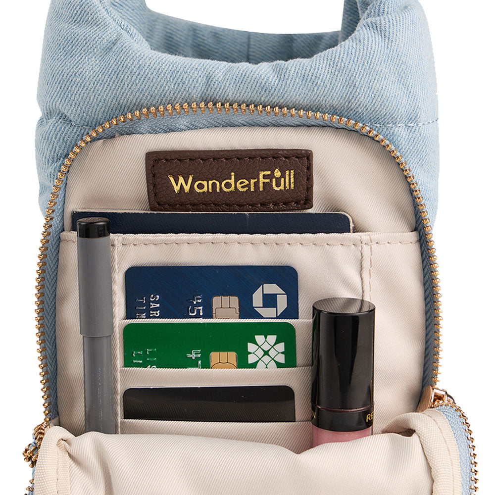 Light Denim HydroBag® with Flag Embroidery