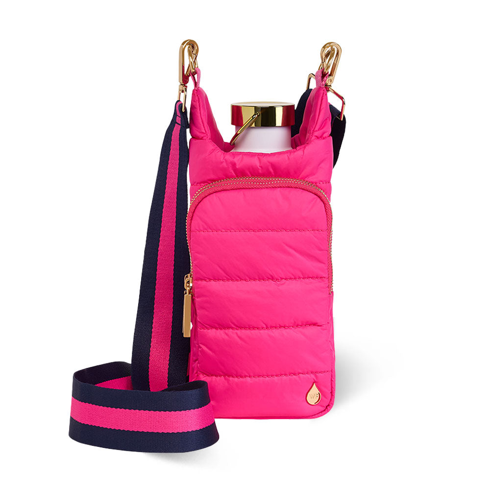 Navy and Pink Striped Strap