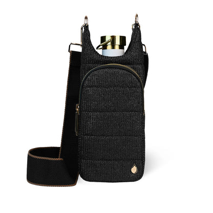 Black Faux Raffia HydroBag®