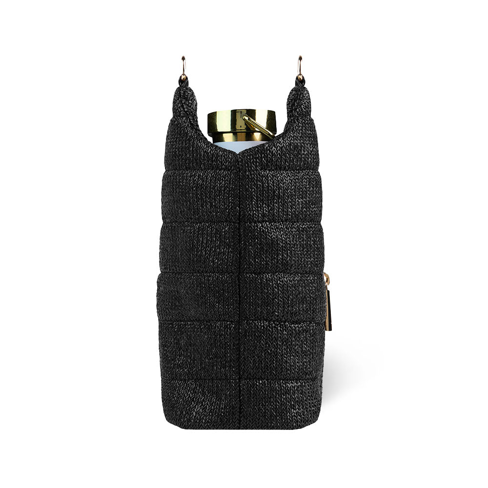 Black Faux Raffia HydroBag®
