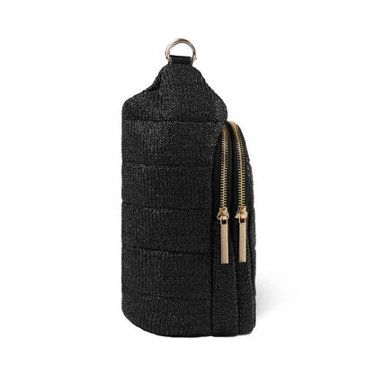 Black Faux Raffia HydroBag®