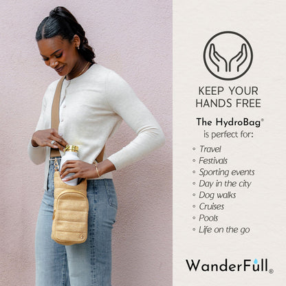 Natural Faux Raffia HydroBag®