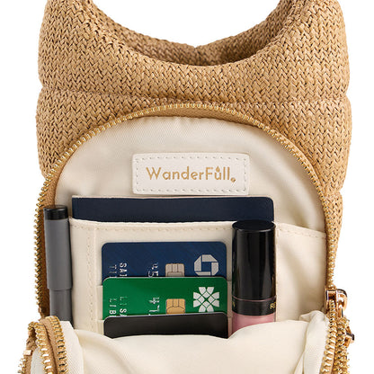 Natural Faux Raffia HydroBag®
