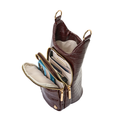 Merlot Faux Croc HydroBag®