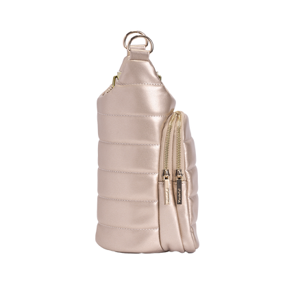 Soft Gold Vegan Leather HydroBag® with Strap Bundle
