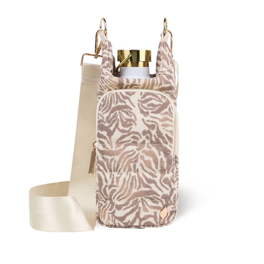 Natural Zebra Print Linen HydroBag®