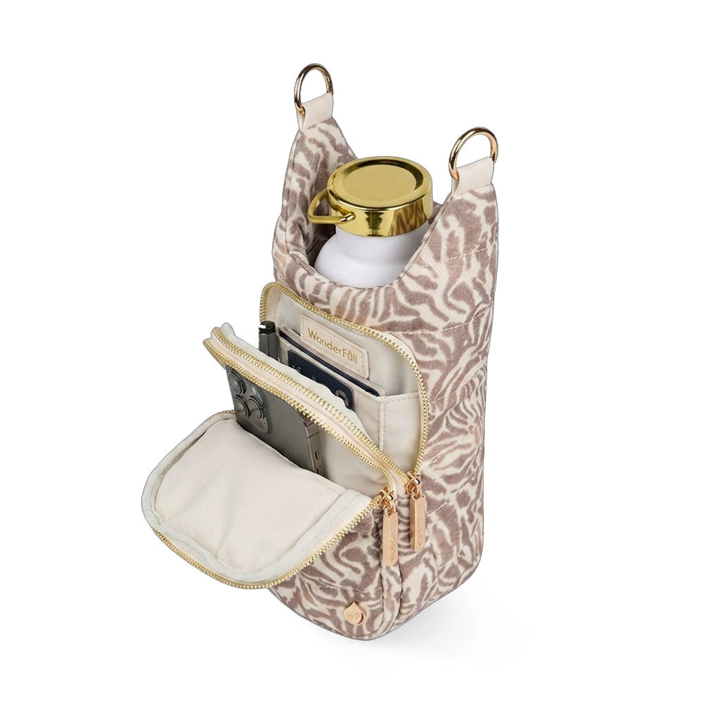 Natural Zebra Print Linen HydroBag®