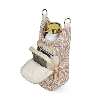 Natural Zebra Print Linen HydroBag®