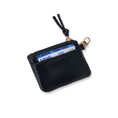 Clear HydroBag® Stadium with Black Trim and Matching RFID Pouch