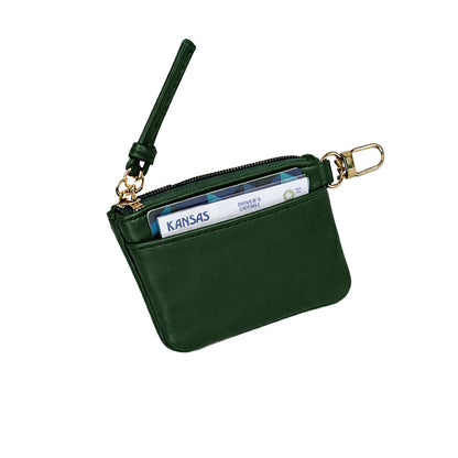Clear HydroBag® Stadium with Augusta Golf Green Trim and Matching RFID Pouch