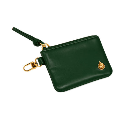 Clear HydroBag® Stadium with Augusta Golf Green Trim and Matching RFID Pouch