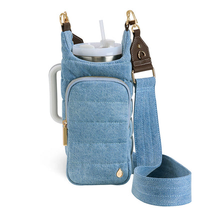 HydroBag® HANDLE®- Light Denim with Gold Hardware