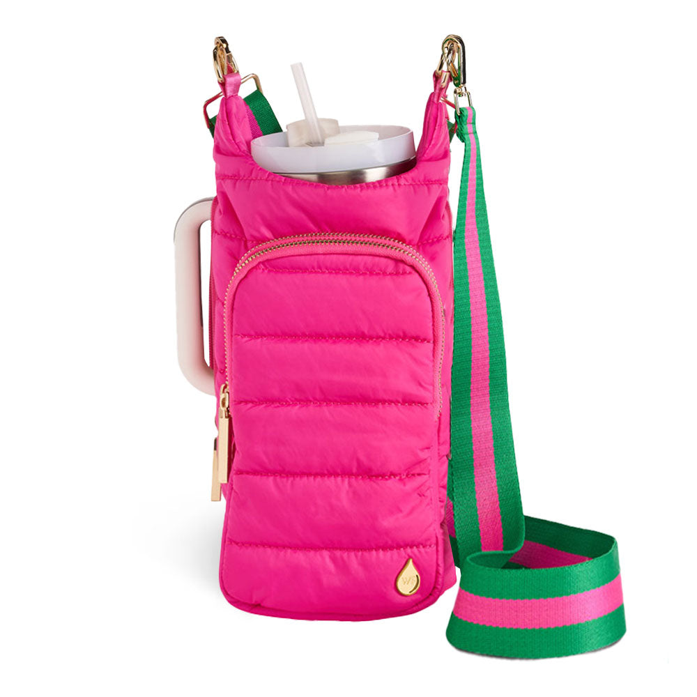 Pink/Green Strap with Gold Hardware