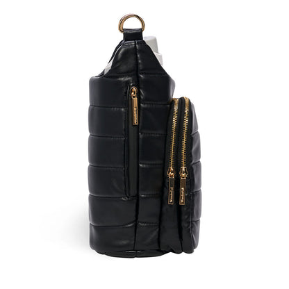 HydroBag® HANDLE®- Black Vegan Leather with Strap Bundle