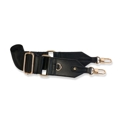 HydroBag® HANDLE®- Black Vegan Leather with Strap Bundle